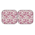 thumbnail image 7 of Goofa Rose Flowers Pattern 2 Piece Car Windshield Sun Shade Foldable | Front Windshield Shade for Sun, Heat and UV Rays | Sunshade for Car Front Window-Large, 7 of 7