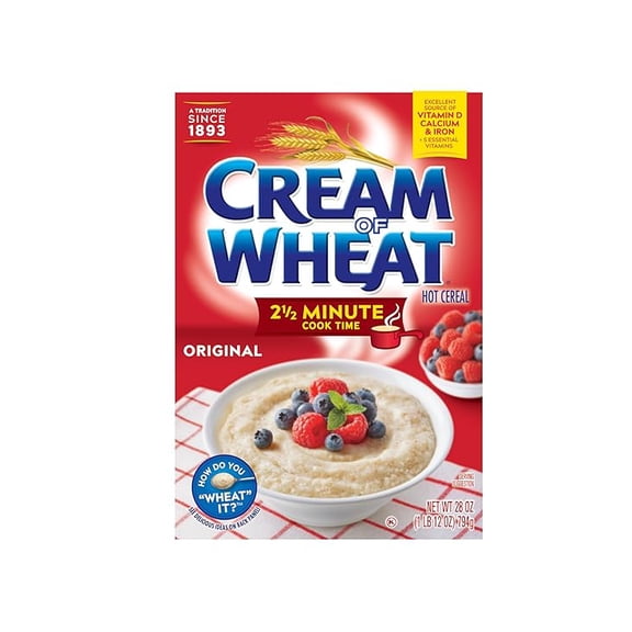 Cream of Wheat Original Stove Top Hot Cereal, 2 1/2 Minute Cook Time, 28 Ounce