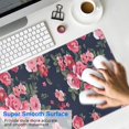 thumbnail image 4 of Long Mouse Pads for Desk,Pioneer Flower Floral Print Pattern Desk Mats on Top Of Desks, Desk Mouse Pad Extra Large with 3mm Non-Slip Base and Stitched Edge for Gaming,Office,Work,Home 31.5"x11.8", 4 of 6