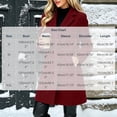 thumbnail image 3 of SuTry Women's Wool Coat, Double Breasted Notched Lapel Long Sleeve, Solid Color Slim Fit Mid Length Winter Overcoat, Everyday Business Casual Outerwear, 3 of 9