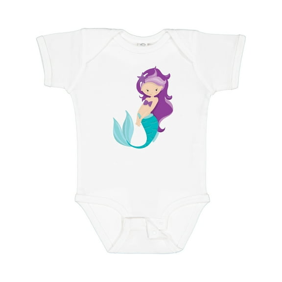 Inktastic Mermaid Girls Baby Bodysuit