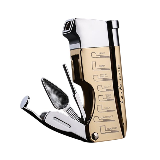 Dsscvnef Torche Métallique Rechargeable 4 en 1 avec 3 Outils de Nettoyage Parfaits