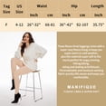 thumbnail image 6 of MANIFIQUE Fleece Lined Tights Women Leggings Thermal Pantyhose Opaque High Waisted Winter Warm Tight, 6 of 6