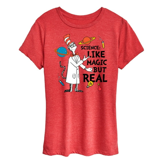 Cat in the Hat - Science Like Magic But Real - Women's Short Sleeve Graphic T-Shirt