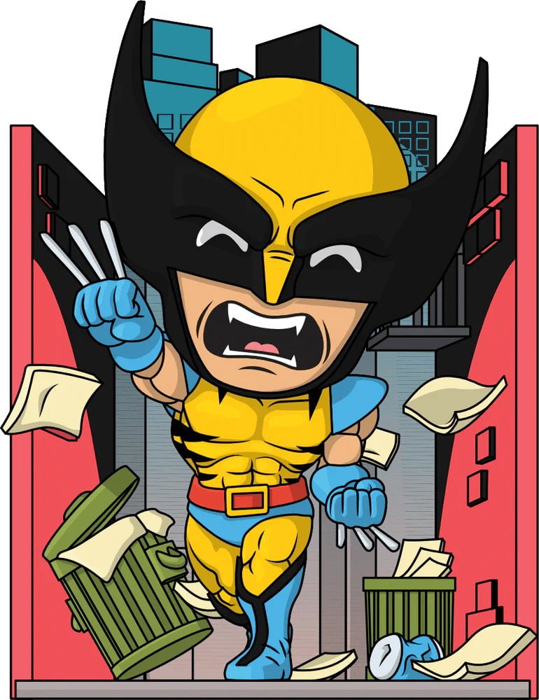 Omnibus Vol.4 Wolverine Youtooz Collectibles X-Men Collection - Approx. 5" Vinyl Figure #7 with Box