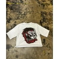 thumbnail image 5 of Camiseta con estampado gráfico de Hip Hop para hombre y mujer, ropa de calle de gran tamaño, Punk, Rock, gótico, cuello redondo, algodón, Tops de manga corta, Y2K, 5 of 5