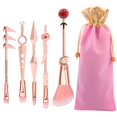 thumbnail image 1 of Juego de brochas de maquillaje de anime japonés de 5 piezas, juego de brochas de maquillaje de regalo para cosplay de anime cosmético para mujeres, 1 of 7