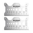 thumbnail image 2 of Metric Imperial Metal Thread Pitch Multi-Gauge with Double-Sided Layout Easy to Operate Compact Portable Thread Gauge, 2 of 8