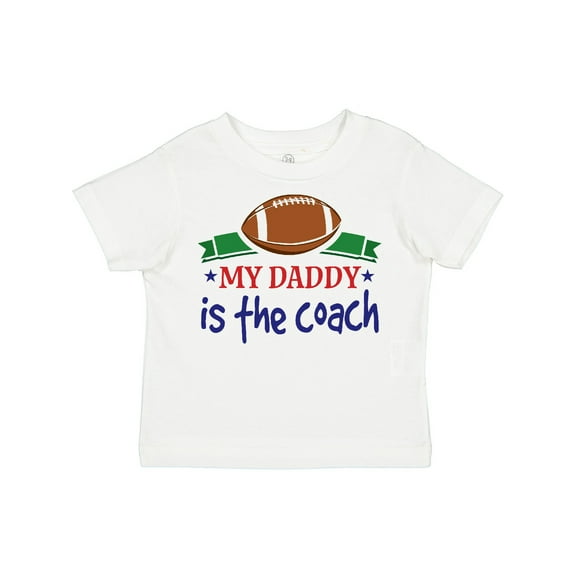 Inktastic Football Daddy is the Coach Childs Boys Toddler T-Shirt