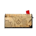 thumbnail image 2 of PAYOHTO Vintage Globe Compass World Map Mailbox Covers Magnetic Standard Size 18 x 21 Inch Mailbox Wraps for Garden Yard Home Outdoor Decor, 2 of 4