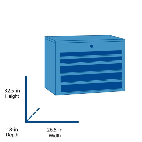 CRAFTSMAN 1000 Series 26.5-In W X 32.5-In H 4-Drawer Steel Rolling Tool Cabinet