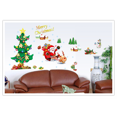 thumbnail image 3 of Christmas Window Stickers Santa Xmas Tree ornament DIY Wall Door Mural Decal Sticker, 3 of 4