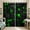 Black Green, variant on Neon Hot Pink Black 50% Blackout Curtains for Girls Women Room 38" Wx45 L Geometric Checkered Window Curtains Abstract Plaid Grid Stereoscopic Window Drapes 2 Panels
