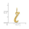 thumbnail image 4 of Diamond2Deal 14K Yellow Gold Letter I Initial Charm Pendant for Women, 4 of 6