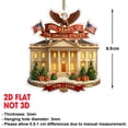 thumbnail image 3 of 250 Anniversary American Flag Patriotic Decor Hanging Accent,2026Holiday Display, Christmas Tree Ornaments 1 Pc, 3 of 5
