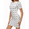 thumbnail image 2 of Lovito Casual Full Letter Print Dress, 2 of 5
