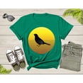 thumbnail image 5 of Black Crow Bird Silhouette At Sunset Wildlife Nature Animal T-shirt Crow Lover Gift Shirt For Men Women Kids Crow Themed Graphic Tshirt, 5 of 8