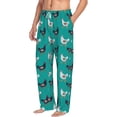 thumbnail image 2 of Daiia Funny Chicken Men's Sleep Pant with Pockets and Drawstring,Pajama Pants-Small, 2 of 9