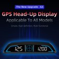 thumbnail image 4 of Head Up Display 5V USB Powered Overspeed Alarm  GPS BDS High Clarity HUD Digital Gauge for Car, 4 of 10
