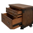 thumbnail image 3 of Rustic Wood Lateral File With Legal/Letter File Drawer Fully Assembled Brown, 3 of 9