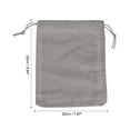 thumbnail image 2 of Velvet Drawstring Bags 7.87x9.84 Inch Gift Bag Jewelry Pouches Silver Grey 10Pcs, 2 of 6