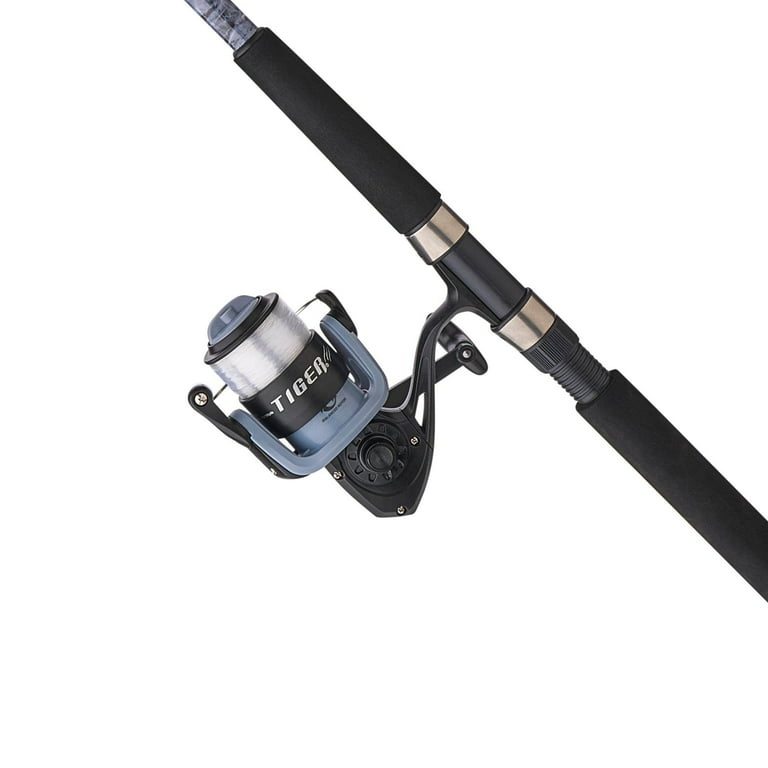 Shakespeare Tiger Spinning Surf Mossy Oak Kit, 9' Rod and Reel
