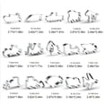 thumbnail image 4 of Juego de cortadores de galletas Toystoory Dinosaurio Acero inoxidable 15 piezas, 4 of 6
