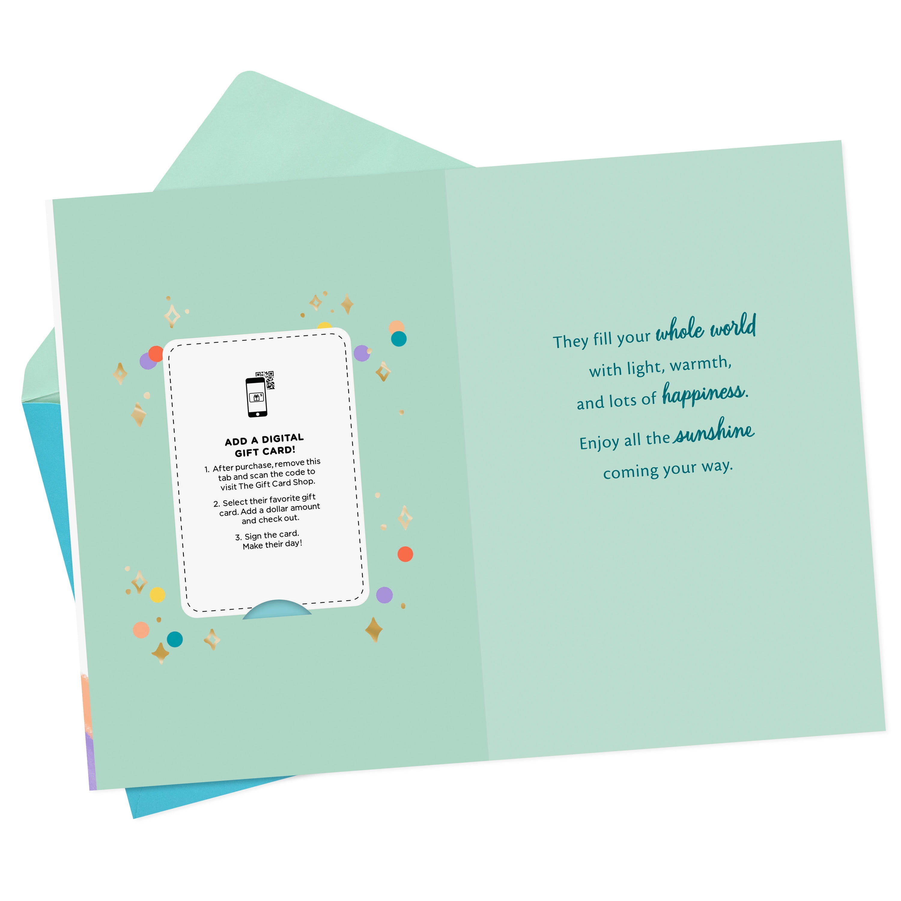 Hallmark Gift Card Greeting Baby Card, Baby Boy, Baby Girl (Enjoy The Sunshine Coming Your Way)