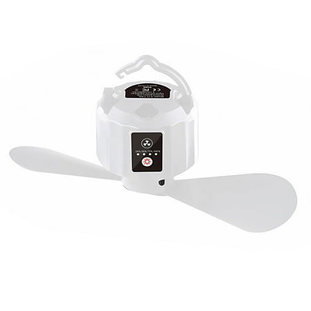 

Multifunctional 2-in-1 electric fan USB rechargeable portable air-cooled camping