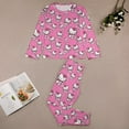 thumbnail image 3 of Hello Kitty Long Sleeve Top And Pants 2 Piece Pajama Set, 3 of 8