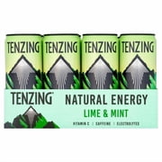 TENZING Natural Energy Lime & Mint Case 12 x 330ml, British Import (Pack of 2)