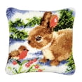 thumbnail image 4 of 4 s de s de ganchos de pestillo de animales encantadores para funda de almohada de bricolaje funda de almohada cojín de sofá, de bricola perfecl Kits para alfombras con gancho de lengüeta, 4 of 8