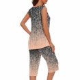 thumbnail image 5 of Women Set Sale Women Two Piece Lounge Sets Sleeveless Sleepwear for Women Loose Fit 2 Piece Outfits for Women, 5 of 5