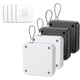 thumbnail image 1 of Cierrapuertas automático de 4 piezas, cierrapuertas con sensor automático con cordón para todo tipo de aleaciones de aluminio, puertas de madera, 1 of 3