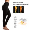 thumbnail image 4 of Lilvigor Women Sauna Sweat Pants Training Leggings Gym Fitness Exercise Capri Pants Workout Hot Thermo Body Shaper, 4 of 6