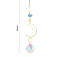 thumbnail image 3 of Adorno de cristal cuentas de colores sol luna colgante campanillas de viento decoración (R) JShteea Libre de BPA, 3 of 8
