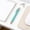 D, variant on Hovilon Matte Push-Button Ballpoint Pen - Professional Glue-Coated Business Pen with Smooth Ink Flow, Retractable Writing Instrument for Office & Signing, Creative Gift, Mint Green