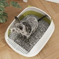 thumbnail image 4 of High Sided Cat Pan Cat Potty Toilet for Bunny Pet Supplies S, 4 of 8