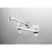 Home Plus Traditional Two Handle Kitchen Faucet, Chrome