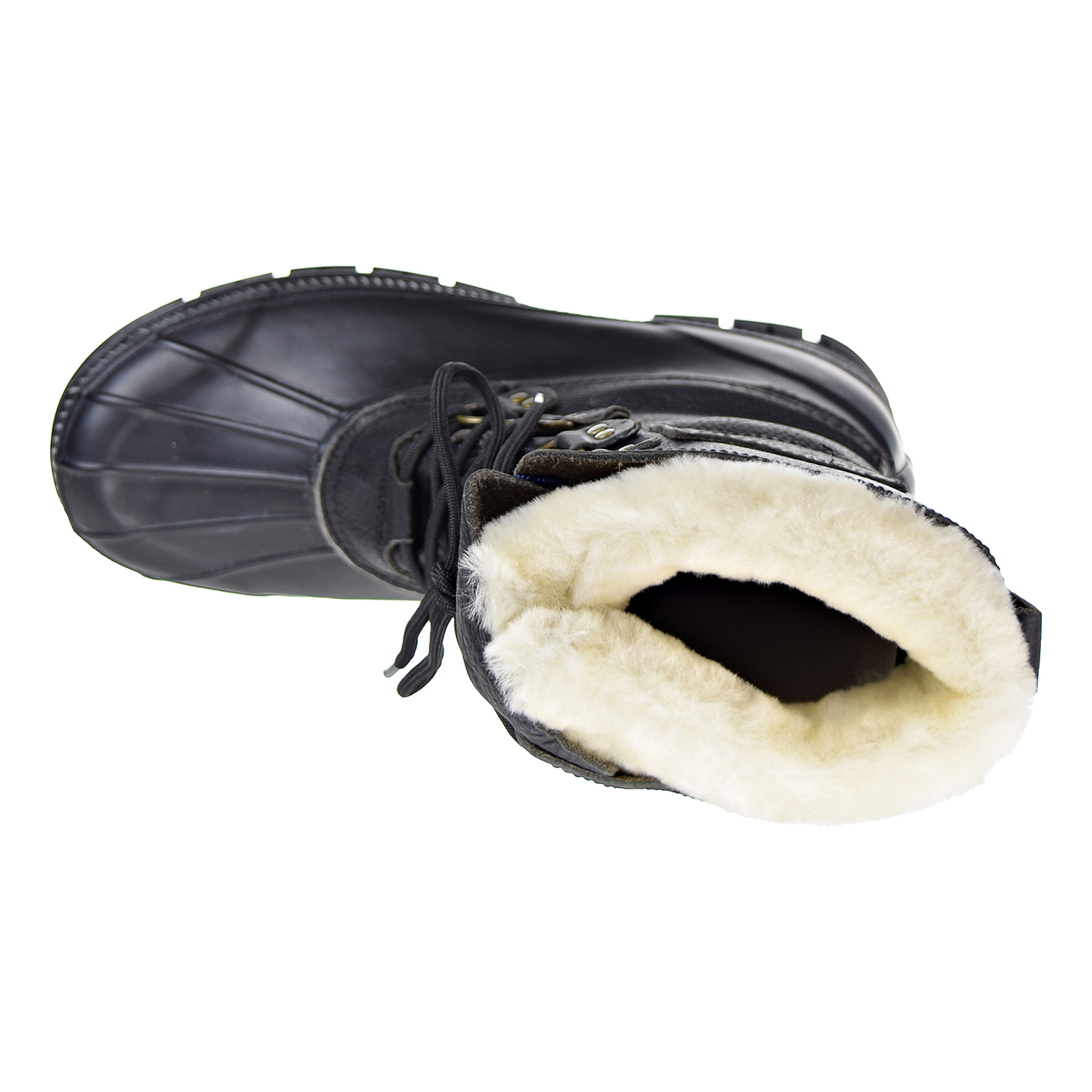Polo Ralph Lauren Shearling Men’s Longhirst Winter Boot Black/Grey 8D Polo Ralph Lauren Polo Ralph Lauren Laden Shearling Duck  main image 2