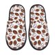thumbnail image 1 of Fotbe Football Pantuflas Peludas para Mujer con Estampado, Zapatillas de Peluche, Zapatos de Invierno para Casa, Uso Interior y Exterior-Large, 1 of 8