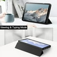 thumbnail image 6 of JETech Case for Samsung Galaxy Tab A9 8.7-Inch 2023, Clear Transparent Hard PC Back, Protective Tri-Fold Stand Slim Tablet Cover (Black), 6 of 6