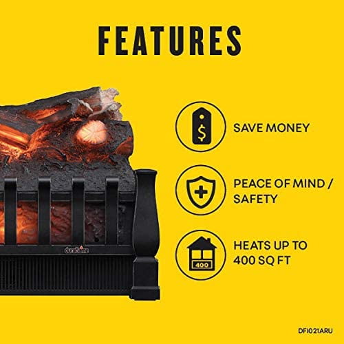 Duraflame DFI020ARU 20-in Electric Fireplace Log Set, 12.1 lb - Walmart.com