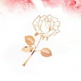 thumbnail image 2 of Metal Rose Bookmark Fashion Bookmarks Creative Paper Clip Valentine's Day Bookmark Gift (Rose Gold), 2 of 9