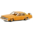 thumbnail image 2 of 1990 Chevrolet Caprice Classic Custom Kandy Orange Metallic with Orange Interior 1/64 Diecast Model Car by Greenlight, 2 of 3