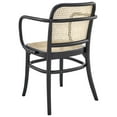 thumbnail image 6 of Side Dining Chair, Black, Wood, Modern Contemporary Farmhouse Coastal, Kitchen Room Cafe Bistro Restaurant Hospitality, 6 of 8