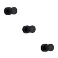 thumbnail image 1 of Ounissouiy Ganchos adhesivos modernos para toallas de baño: gran capacidad de carga Potente colgador de cobre autoadhesivo Diseño moderno Negro Type1 NO1, 1 of 6