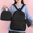 thumbnail image 5 of Resicozy 3 Pcs Backpack Bookbag Casual Lightweight Travel Rucksack Daypack Backpacks for Teens College Bags Backpack 2026 Blue, 5 of 9