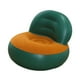 thumbnail image 4 of Sofá inflable multifuncional suave y portátil con asiento naranja y verde, 4 of 9