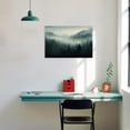 thumbnail image 5 of ZHONGYUTONG Misty Forest Canvas Wall Art Foggy Landscape Pictures for Wall Mountain Scenery Painting Print for Bedroom Decor Framed (24.00" x 36.00"), 5 of 5